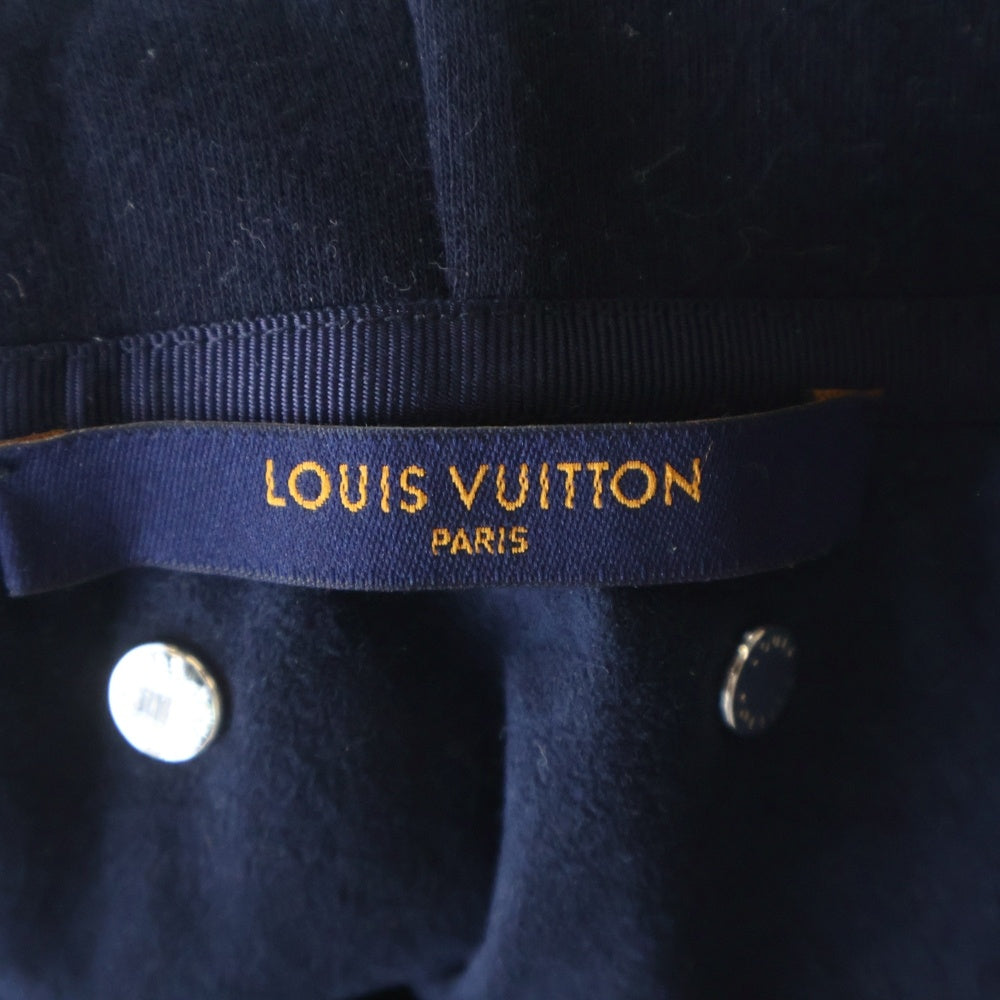 LOUIS VUITTON(ルイヴィトン) 20AW Travel Zip UP Hoodie トラベル ジップアップパーカー フーディ ネイビー RM202Q JUJ HFY42W