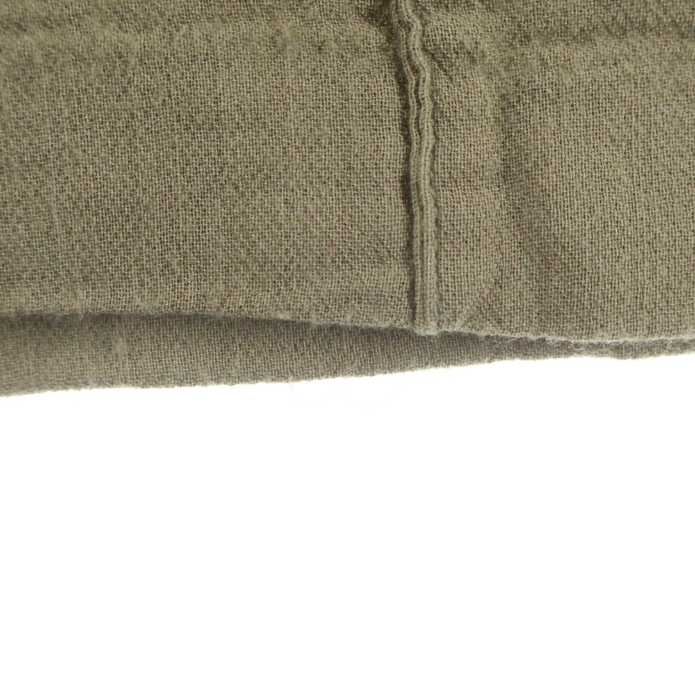 Acne Studios(アクネ ストゥディオズ) 24SS Wool Wide Pants FN-WN-TROU001201 ウールワイドパンツ スラックス カーキ レディース