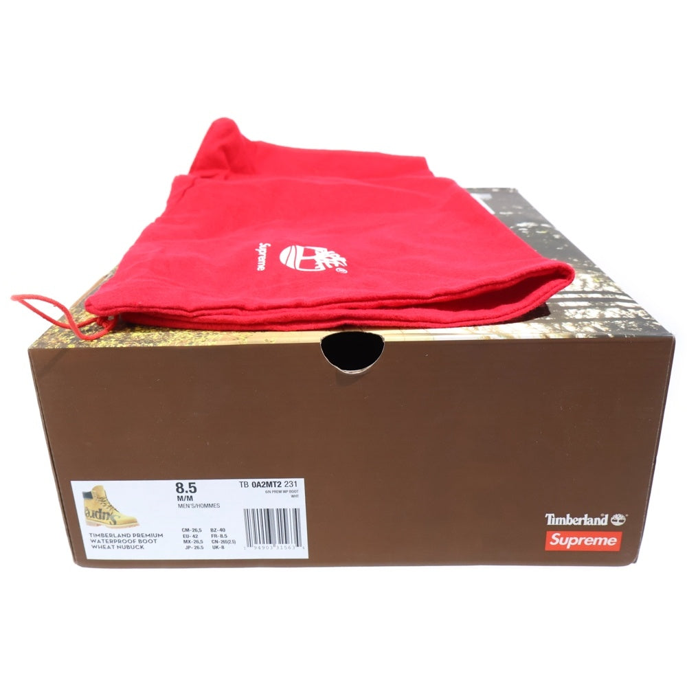 SUPREME(シュプリーム) 20AW ×Timberland Premium WaterProof Boot ティンバーランド ハイカットブーツ ブラウン 0A2MT2
