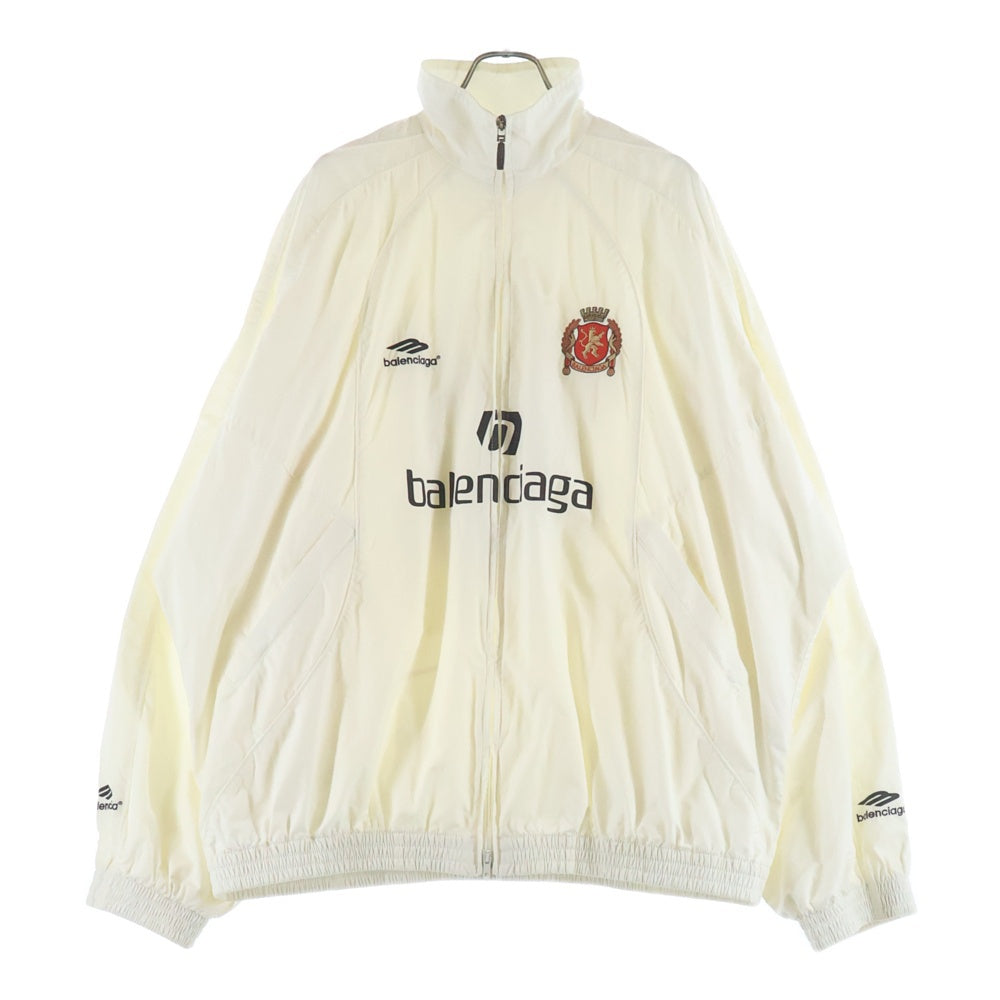 BALENCIAGA(バレンシアガ) 24SS PARIS SOCCER TRACKJACKET ナイロン トラックジャケット ホワイト 780891 TPQ38