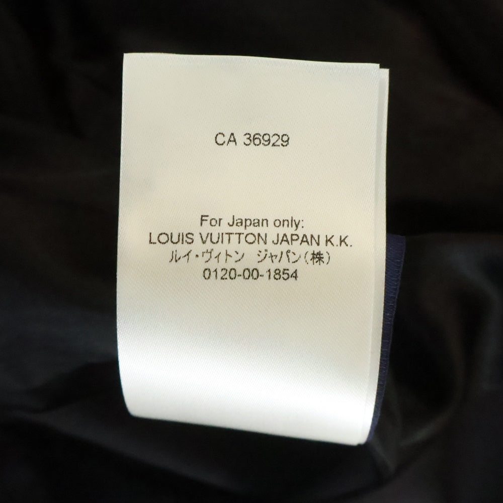 LOUIS VUITTON(ルイヴィトン) 24AW エンブロイダード ロゴ テクニカルジャケット ブルゾン ブラック/ホワイト RM242MM JMP HRB03W