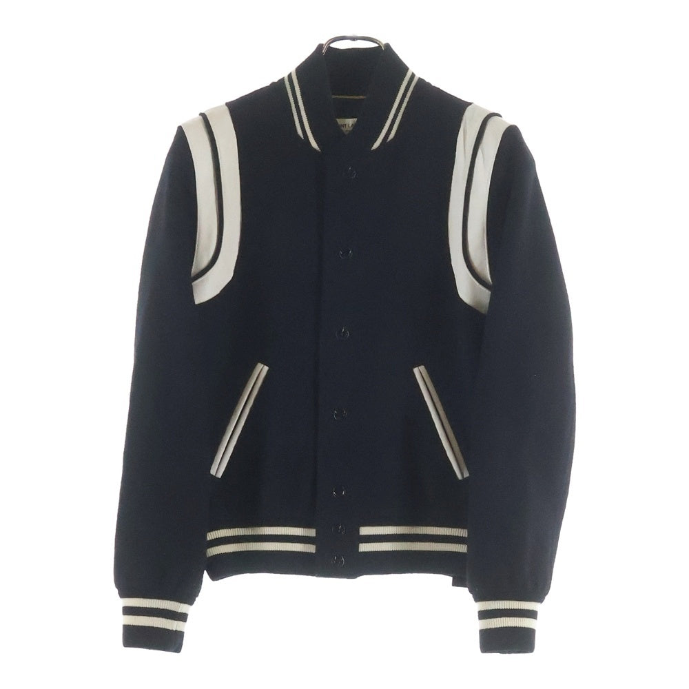 SAINT LAURENT PARIS(サンローランパリ) 16AW Woolblend Teddy Bomber Jacket テディジャケット ブルゾン ブラック 376283 Y180W