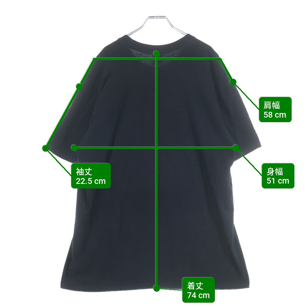 SUPREME(シュプリーム) 22SS ×BURBERRY Box Logo Tee バーバリー ボックスロゴ クルーネック半袖Tシャツカットソー ブラック