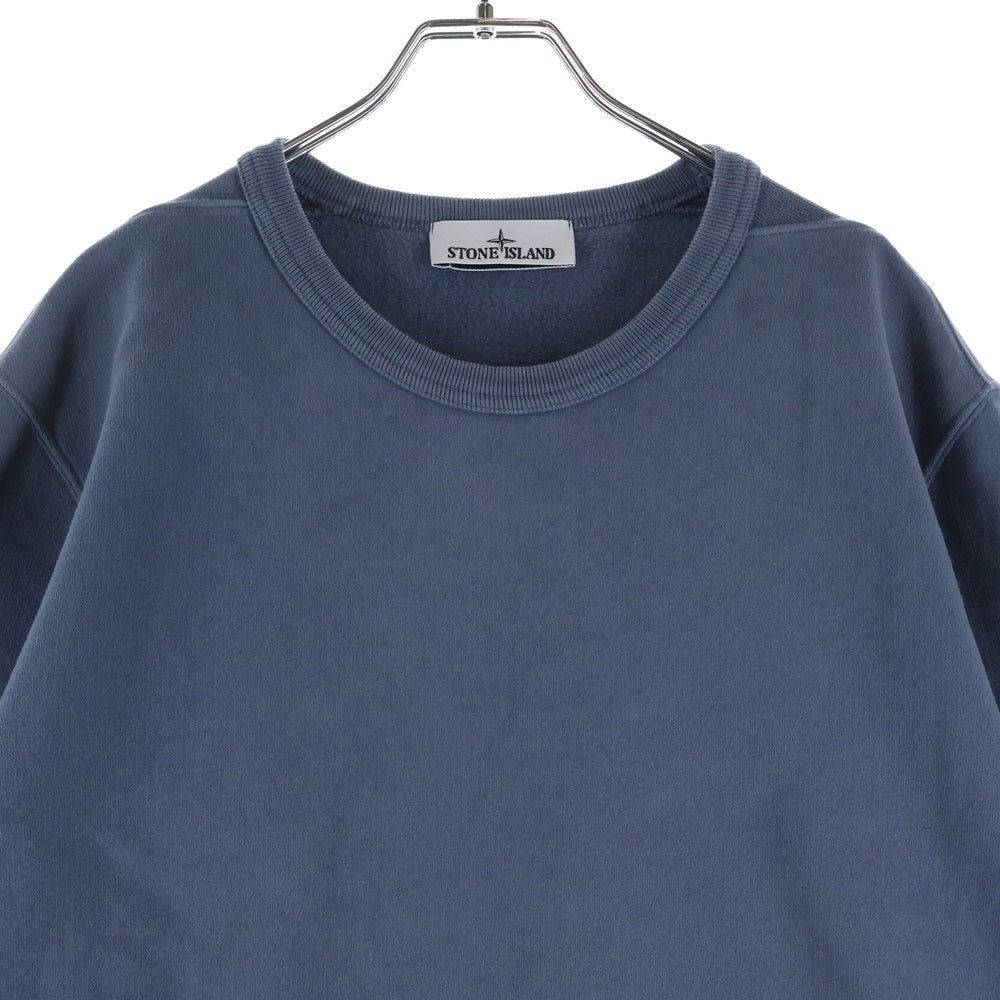 STONE ISLAND(ストーンアイランド) CREW NECK SWEATSHIRT ロゴワッペン クルーネックスウェットトレーナー ブルー 811562420