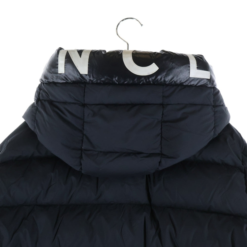 MONCLER(モンクレール) 22AW SALZMAN GIUBBOTTO G20911A00009 539K8 サルズマン フーデッドロゴ ジップアップダウンジャケット ブラック
