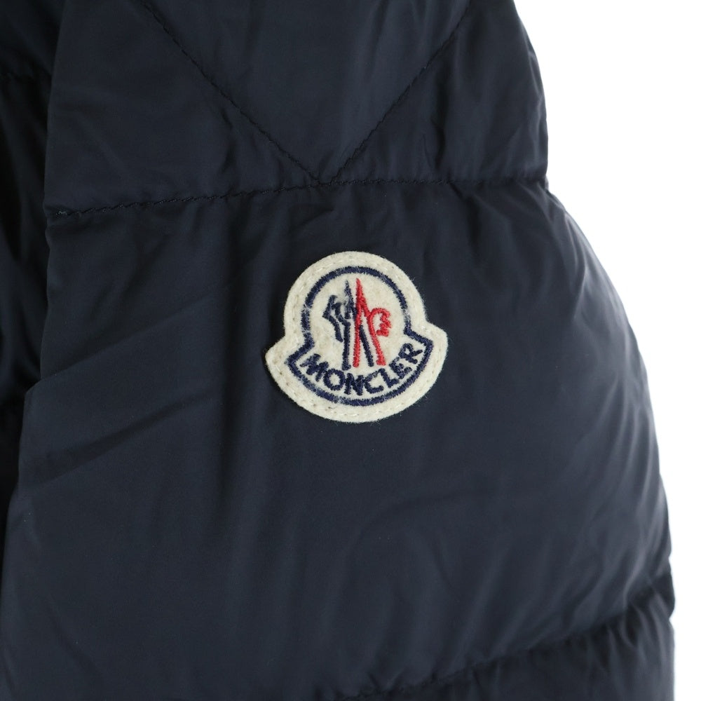 MONCLER(モンクレール) 22AW SALZMAN GIUBBOTTO G20911A00009 539K8 サルズマン フーデッドロゴ ジップアップダウンジャケット ブラック