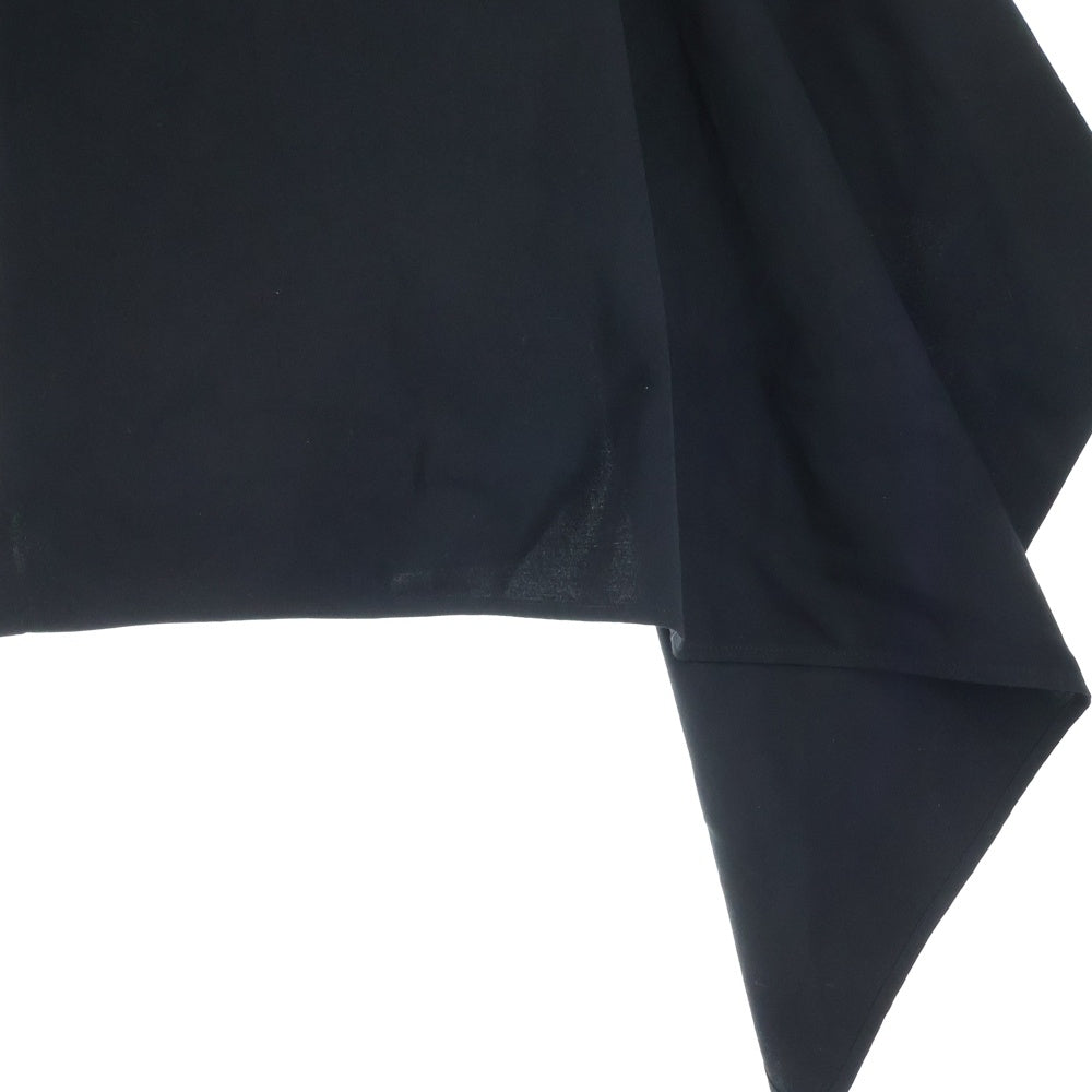 discord Yohji Yamamoto(ディスコード ヨウジヤマモト) 21SS フーディ ケープポンチョ ウール ブラック DR-C01-100