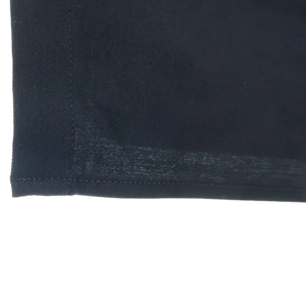 discord Yohji Yamamoto(ディスコード ヨウジヤマモト) 21SS フーディ ケープポンチョ ウール ブラック DR-C01-100
