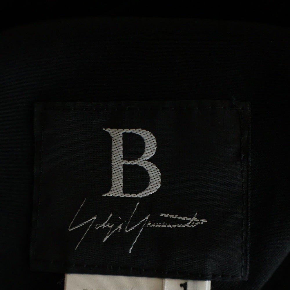 B Yohji Yamamoto(ビー ヨウジヤマモト) 20SS タキシード ワイドタック ハーフパンツ ブラック HN-P59-500