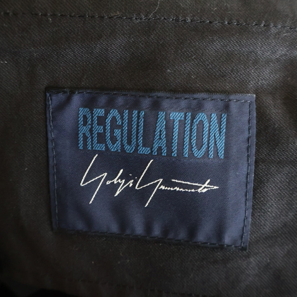 YOHJI YAMAMOTO REGULATION(ヨウジヤマモト レギュレーション) gusset sarouel pants ガセット サルエルパンツ ブラック FV-P55-901