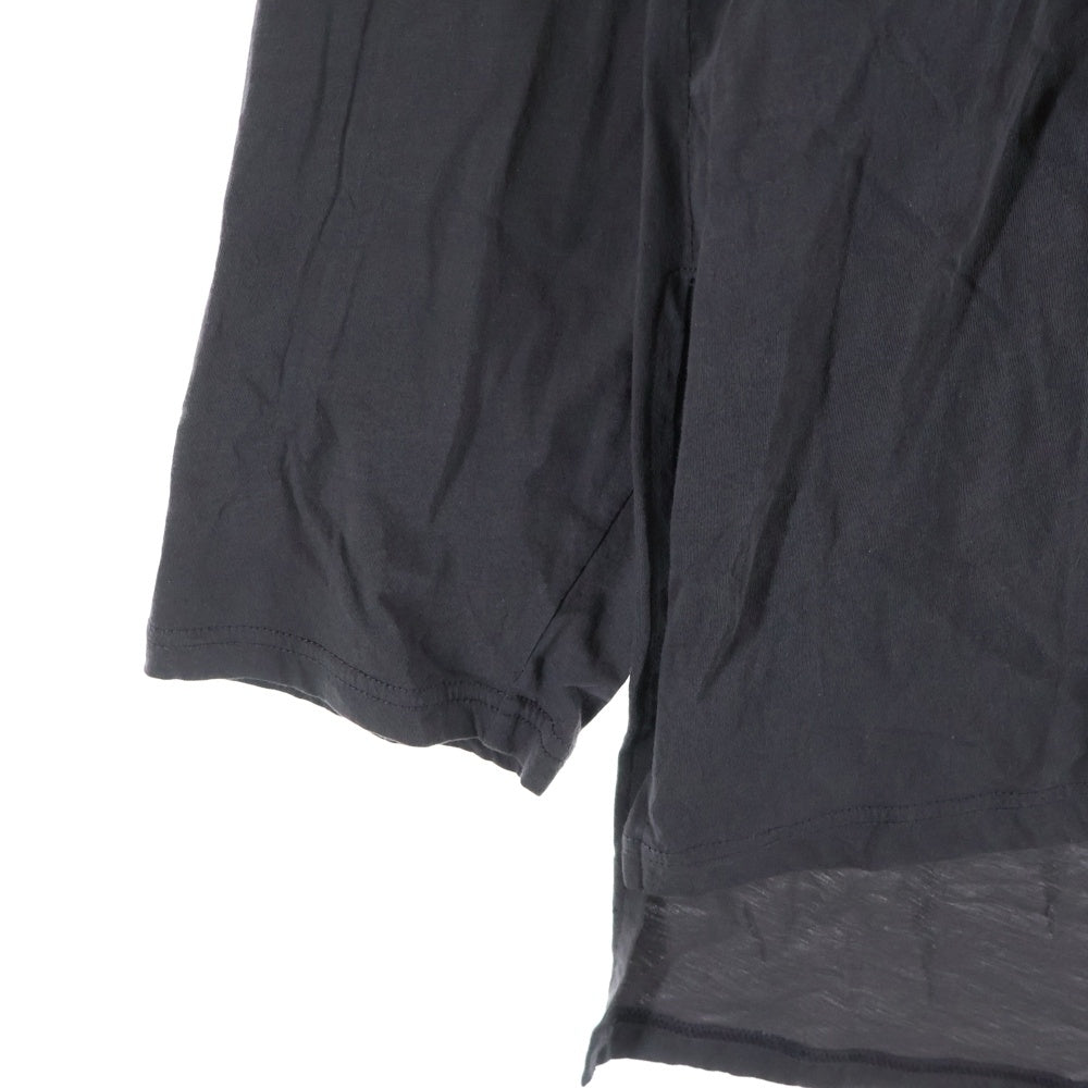 Yohji Yamamoto POUR HOMME(ヨウジヤマモト プールオム) 20SS アシンメトリー 長袖シャツ カットソー グレー HN-T89-880