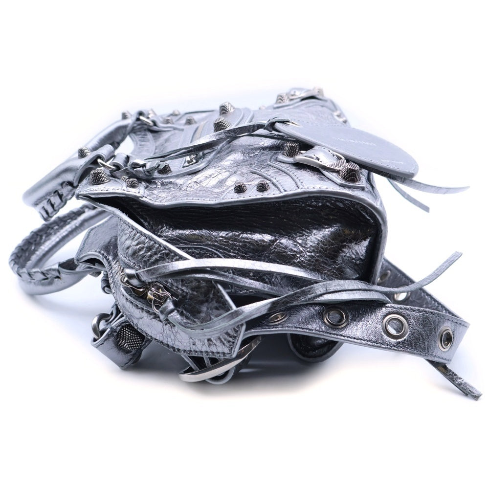 BALENCIAGA(バレンシアガ) ネオカゴール ハンドバッグ ショルダーバッグ シルバー 700940 8103 レディース