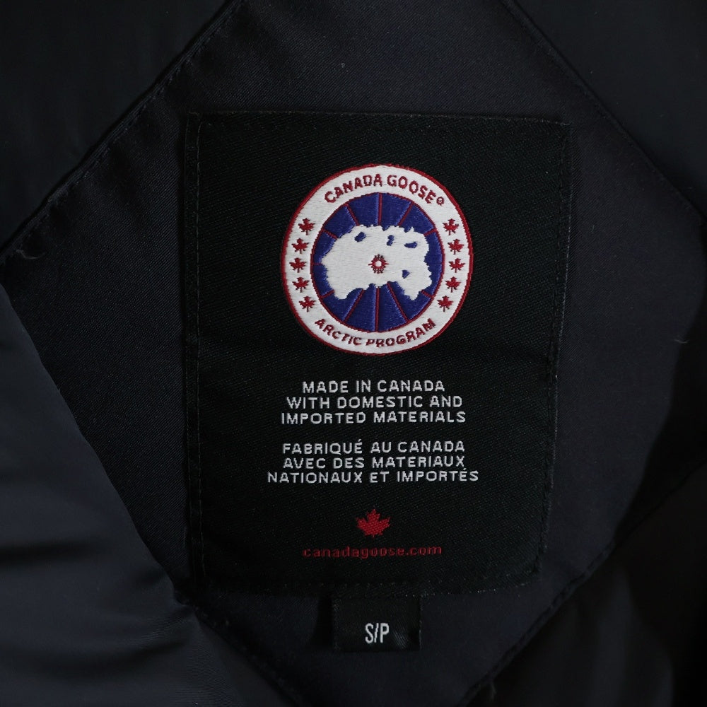 CANADA GOOSE(カナダグース) CHARLOTTE PARKA 2300JL シャーロットパーカー ジップアップ ファーフーデッド ダウンジャケット ネイビー レディース