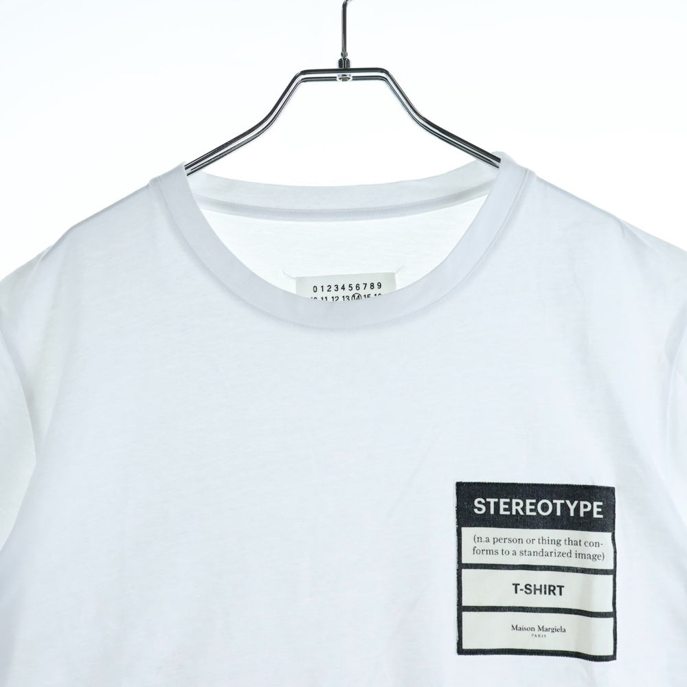 Maison Martin Margiela(メゾンマルタンマルジェラ) 20SS Stereotype T shirts S50GC0609 S23594 ステレオタイプ クルーネック半袖Tシャツカットソー ホワイト