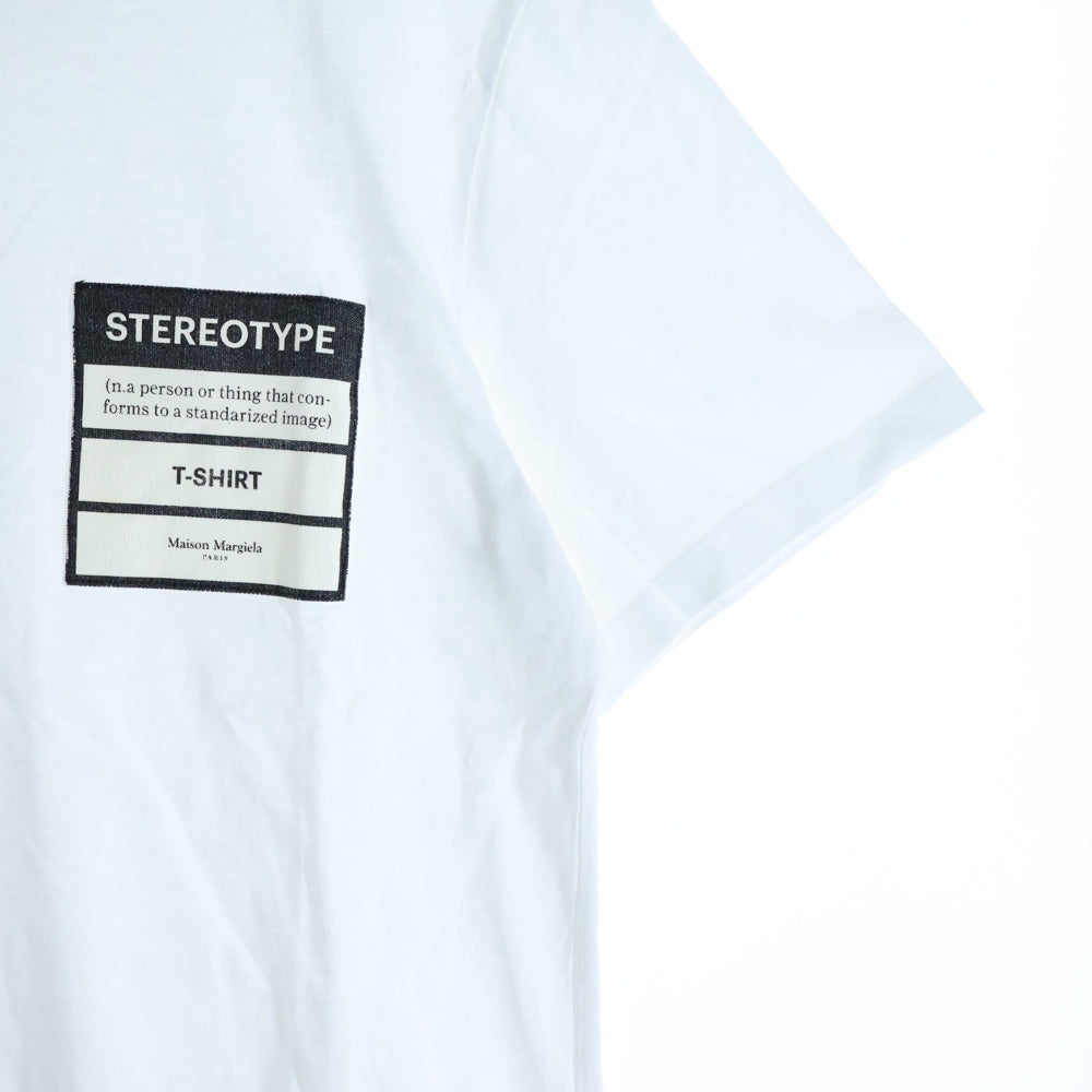 Maison Martin Margiela(メゾンマルタンマルジェラ) 20SS Stereotype T shirts S50GC0609 S23594 ステレオタイプ クルーネック半袖Tシャツカットソー ホワイト