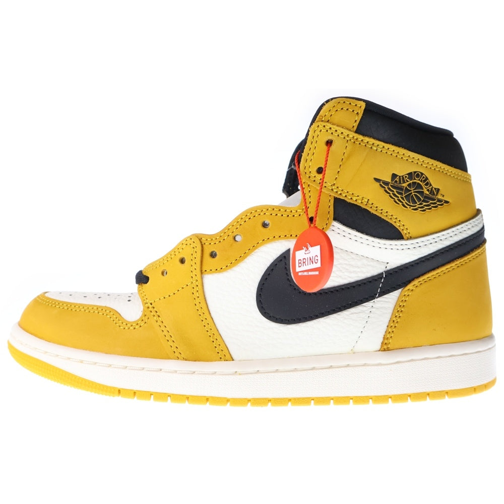 NIKE(ナイキ) Air Jordan 1 Retro High OG Yellow Ochre エアジョーダン1 レトロ ハイ OG イエローオークル イエロー/ホワイト US8/26cm DZ5485-701