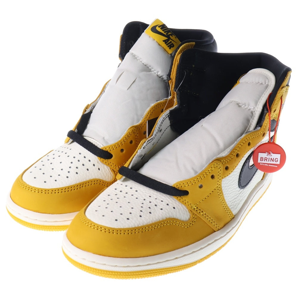 NIKE(ナイキ) Air Jordan 1 Retro High OG Yellow Ochre エアジョーダン1 レトロ ハイ OG イエローオークル イエロー/ホワイト US8/26cm DZ5485-701