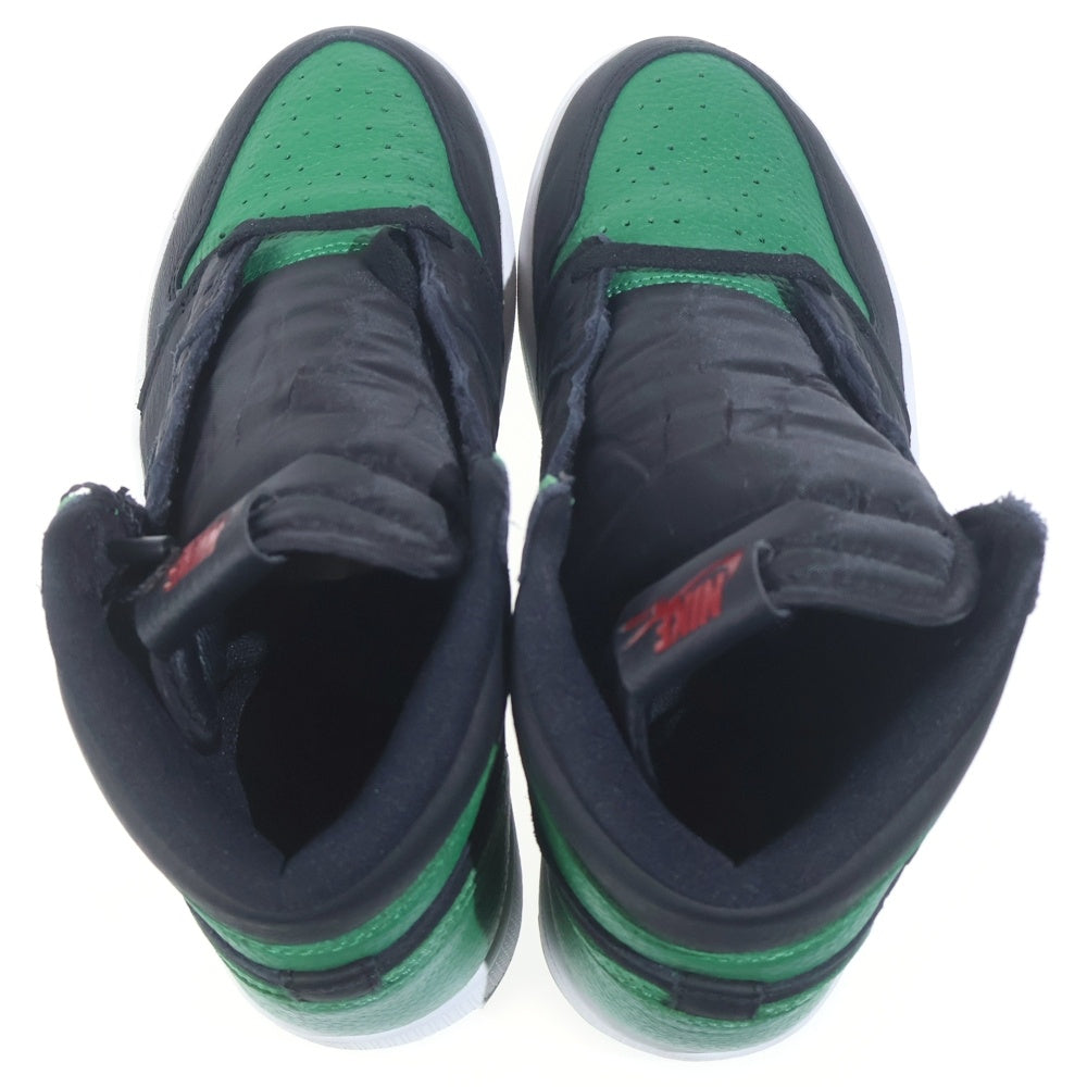 NIKE(ナイキ) Air Jordan 1 Retro High OG Black/Pine Green (2020) エアジョーダン1 レトロ ハイ OG ブラック/パイングリーン ブラック/グリーン US8/ 26cm 555088-030