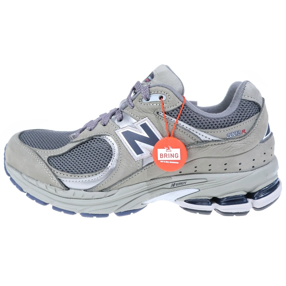 New Balance(ニューバランス) 2002R ロゴ スエード ローカットスニーカー カーキ US8.5/26.5cm ML2002RA