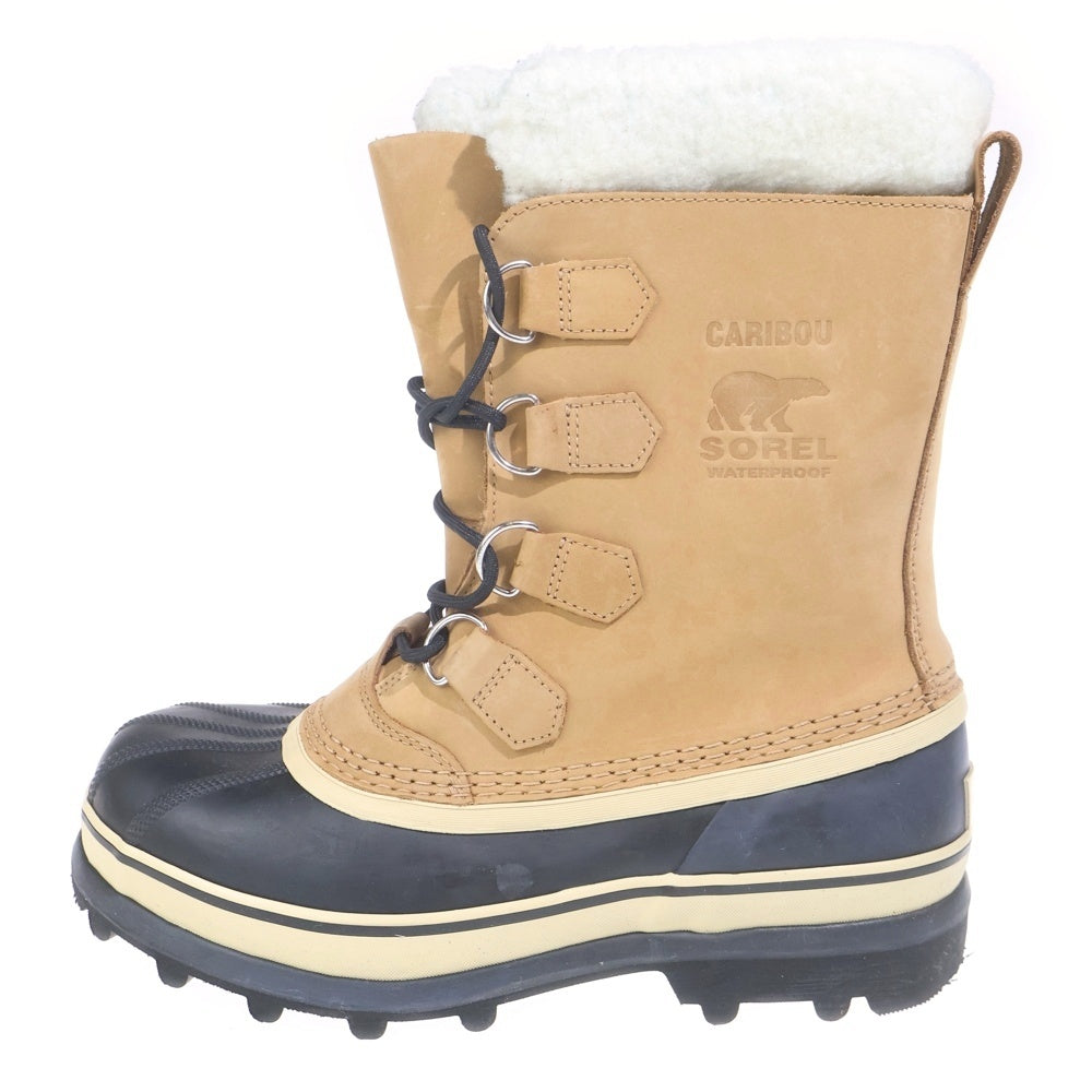 SOREL(ソレル) CARIBOU SNOW BOOT カリブー スノーブーツ ブラウン/ブラック US8/26cm NM1000-281