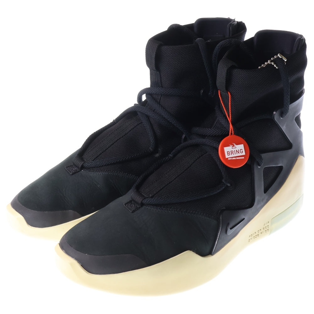 NIKE(ナイキ) AIR FEAR OF GOD 1 AR4237-001 エアフィアオブゴッド1 ハイカットスニーカー ブラック/ホワイト