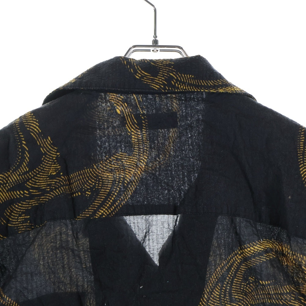 TIGHTBOOTH(タイトブース) 24SS DABS ALOHA S/S SHIRT 総柄 アロハシャツ 半袖シャツ ブラック