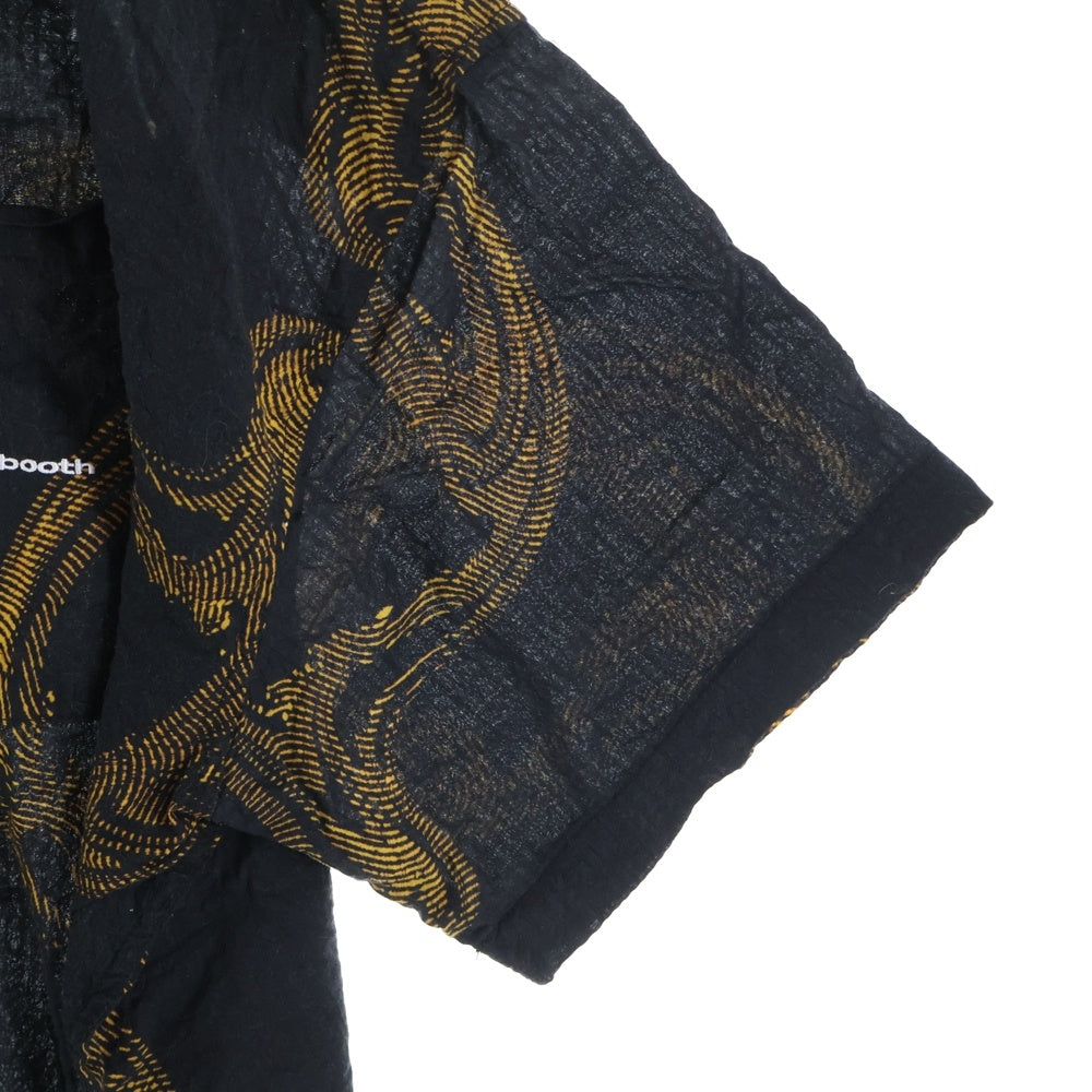 TIGHTBOOTH(タイトブース) 24SS DABS ALOHA S/S SHIRT 総柄 アロハシャツ 半袖シャツ ブラック
