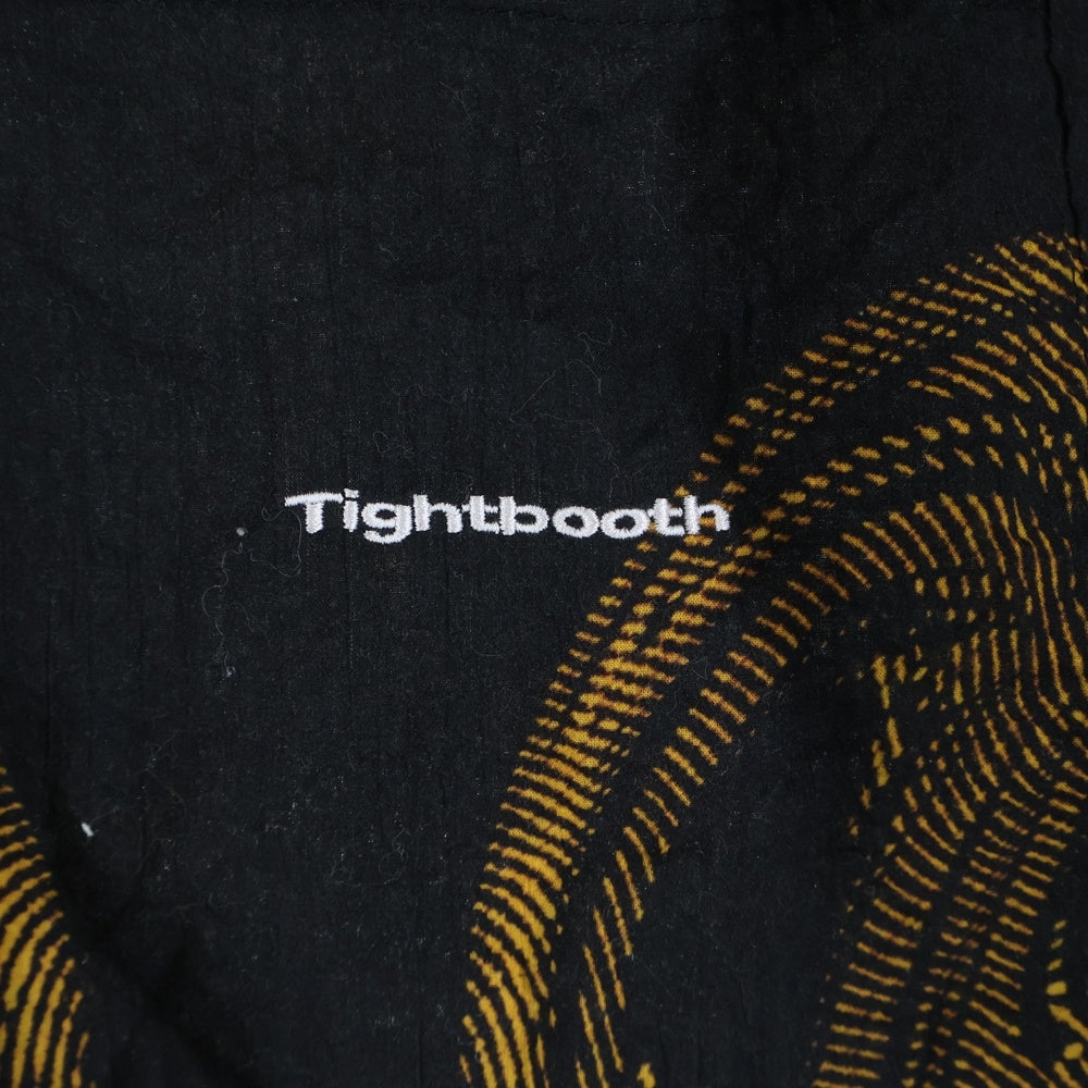 TIGHTBOOTH(タイトブース) 24SS DABS ALOHA S/S SHIRT 総柄 アロハシャツ 半袖シャツ ブラック