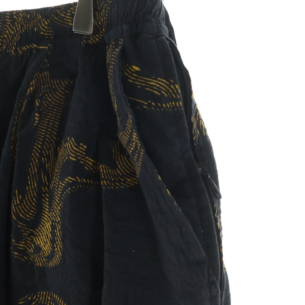 TIGHTBOOTH(タイトブース) 24SS DABS BALLOON PANTS 総柄 バルーン パンツ ブラック