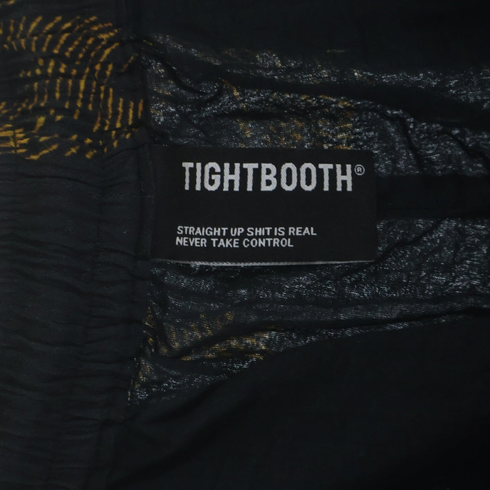 TIGHTBOOTH(タイトブース) 24SS DABS BALLOON PANTS 総柄 バルーン パンツ ブラック