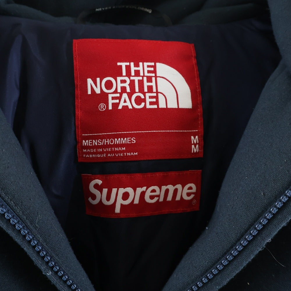 SUPREME(シュプリーム) 24AW xTHE NORTH FACE Down Filled Zip Up Hooded Sweatshirt ジップアップダウンジャケット ネイビー NY524001