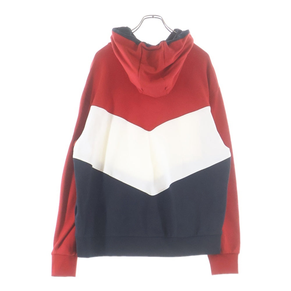 MONCLER(モンクレール) 19SS MAGLIA E10918000500 マグリア プルオーバースウェットパーカー レッド/ホワイト