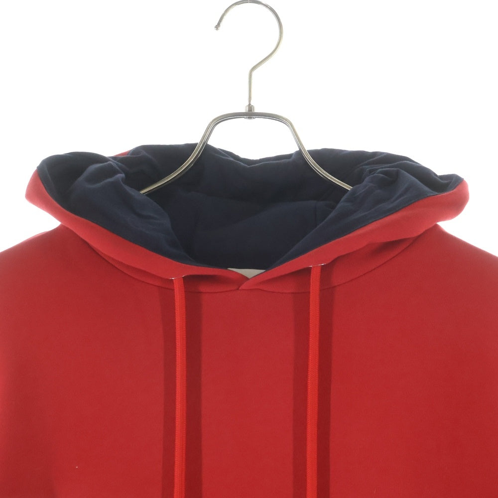 MONCLER(モンクレール) 19SS MAGLIA E10918000500 マグリア プルオーバースウェットパーカー レッド/ホワイト