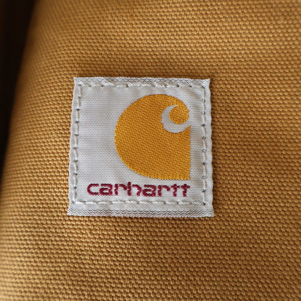 CARHARTT(カーハート) QUILTED FLANNEL LINE DUCK ACTIVE JACKET J140-BRN アクティブジャケット フーデッドワークジャケット キャメル