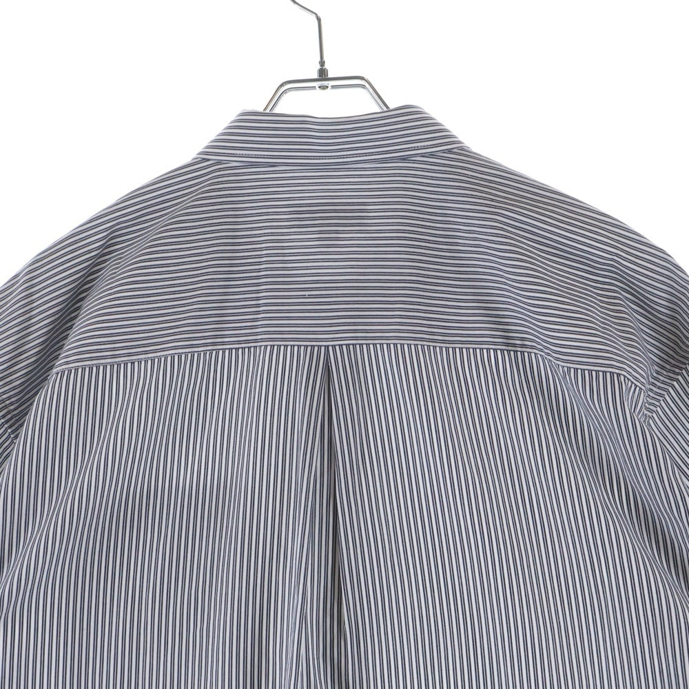 STUSSY(ステューシー) BOXY SS SHIRT 8 BALL STRIPE SHIRT 1110329 8ボールストライプ半袖シャツ ホワイト
