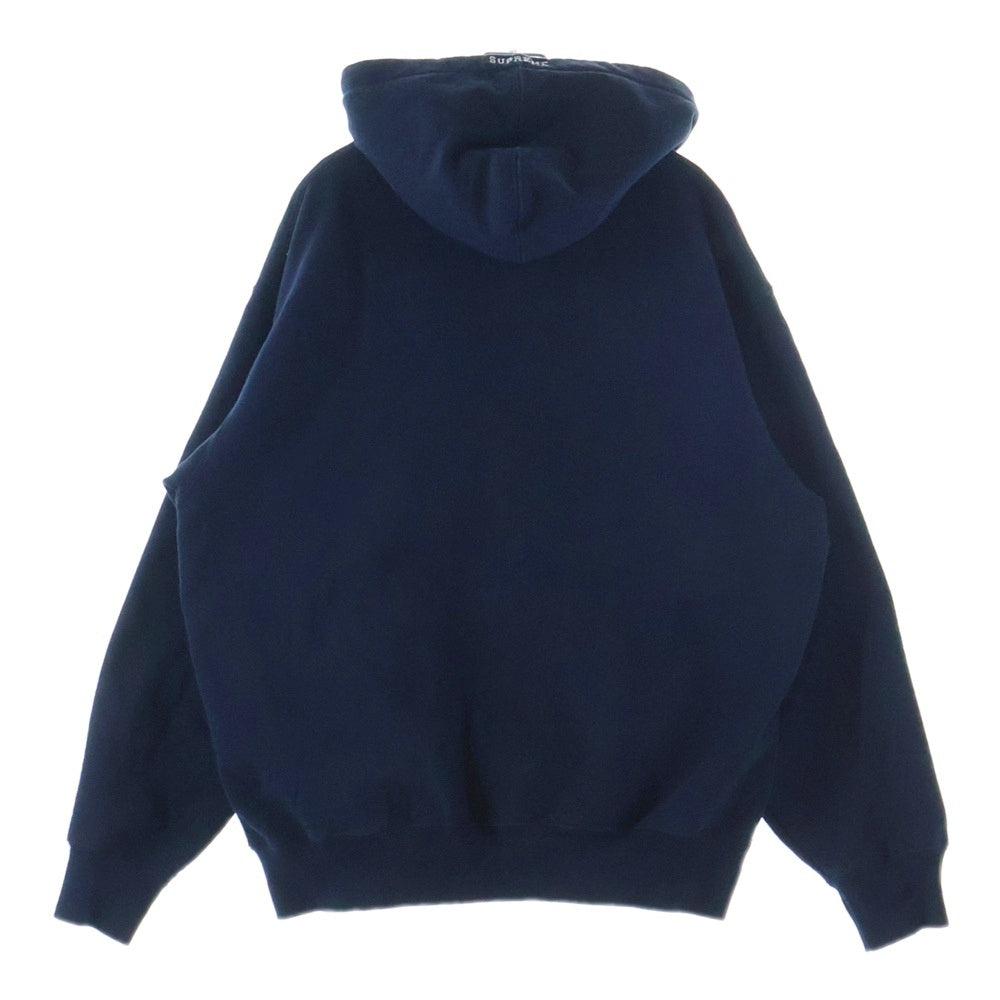 SUPREME(シュプリーム) 24AW Kate Moss Hooded Sweatshirt ケイトモス フロントプリントプルオーバーパーカー フーディ ネイビー