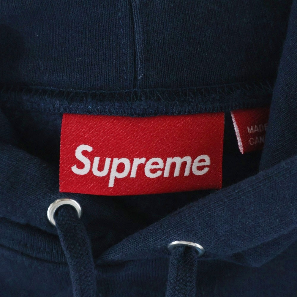 SUPREME(シュプリーム) 24AW Kate Moss Hooded Sweatshirt ケイトモス フロントプリントプルオーバーパーカー フーディ ネイビー