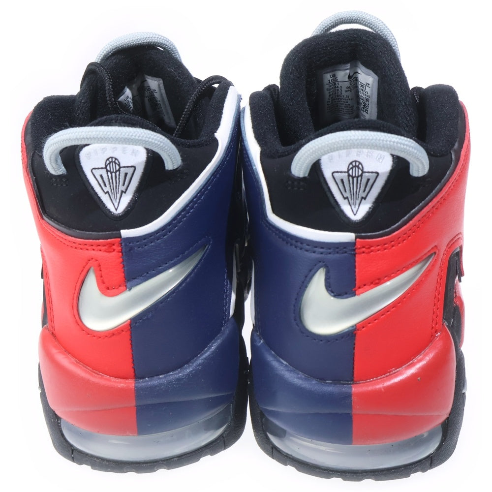 NIKE(ナイキ) AIR MORE UPTEMPO 96 BLACK AND UNIVERSITY RED DJ4400-001 エアモアアップテンポ ブラック アンド ユニバーシティレッド ハイカットスニーカー US10.5/28.5cm