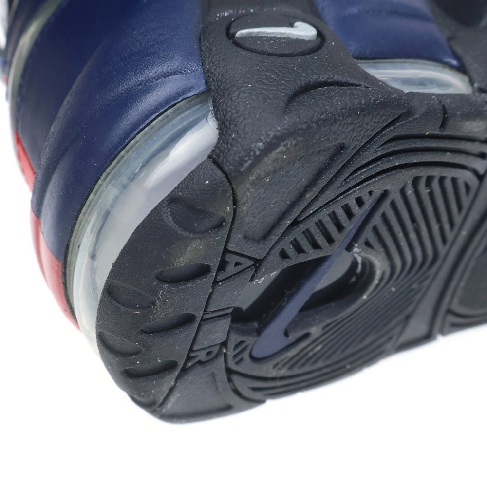 NIKE(ナイキ) AIR MORE UPTEMPO 96 BLACK AND UNIVERSITY RED DJ4400-001 エアモアアップテンポ ブラック アンド ユニバーシティレッド ハイカットスニーカー US10.5/28.5cm