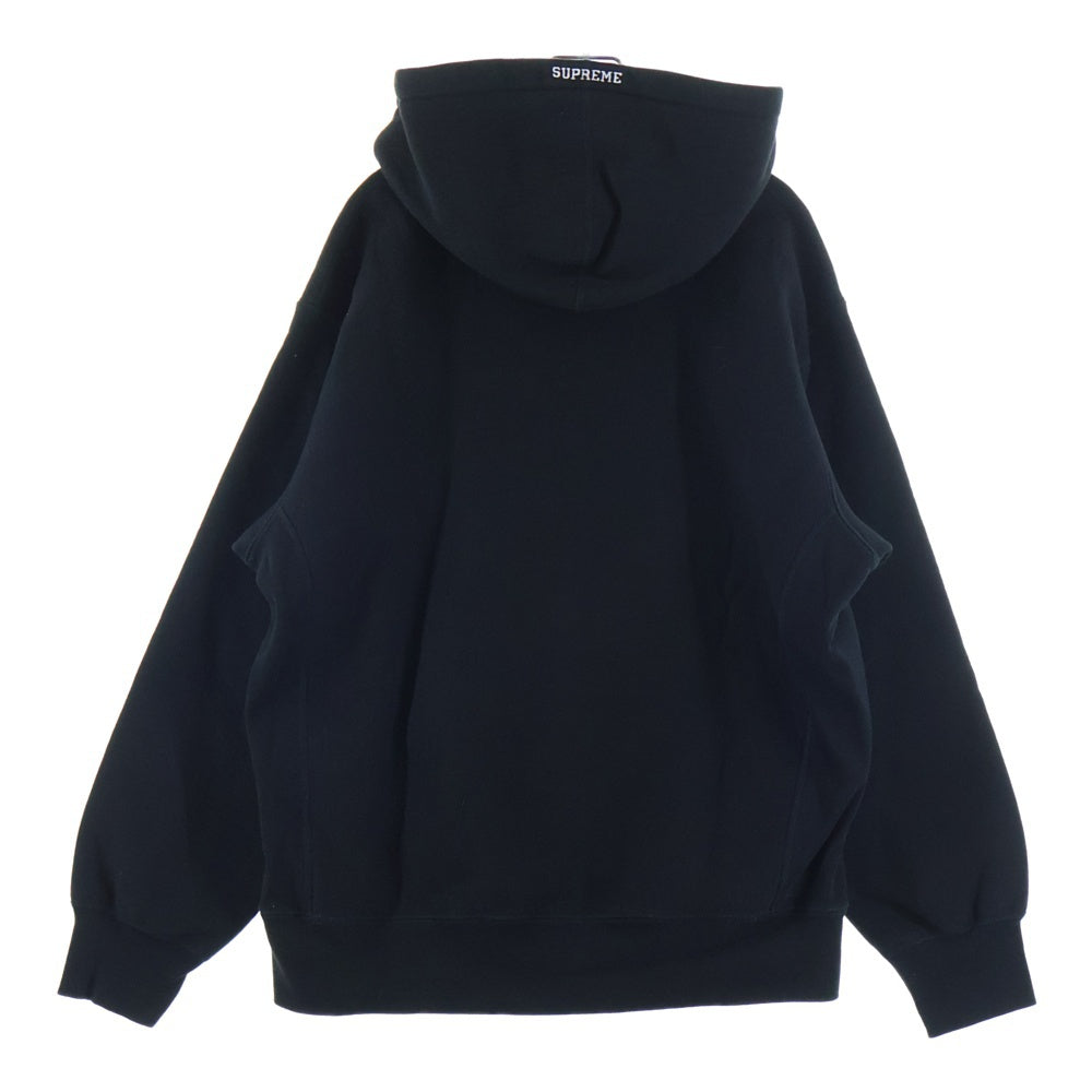 SUPREME(シュプリーム) 22AW Preme Hooded Sweatshirt プリーム フロントロゴ刺繍 プルオーバーパーカー フーディ ブラック