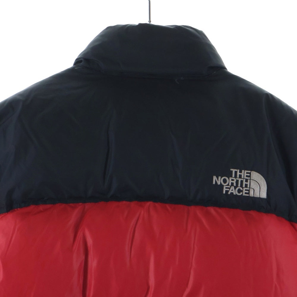 THE NORTH FACE(ザノースフェイス) NUPTSE ALPHA JACKET ジップアップダウンジャケット レッド/ブラック PL-10 キッズ