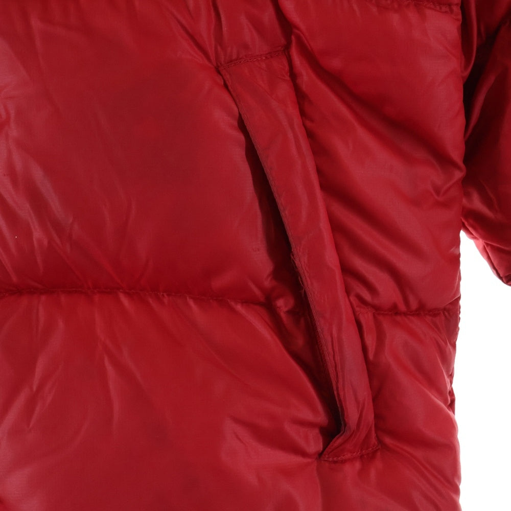 THE NORTH FACE(ザノースフェイス) NUPTSE ALPHA JACKET ジップアップダウンジャケット レッド/ブラック PL-10 キッズ