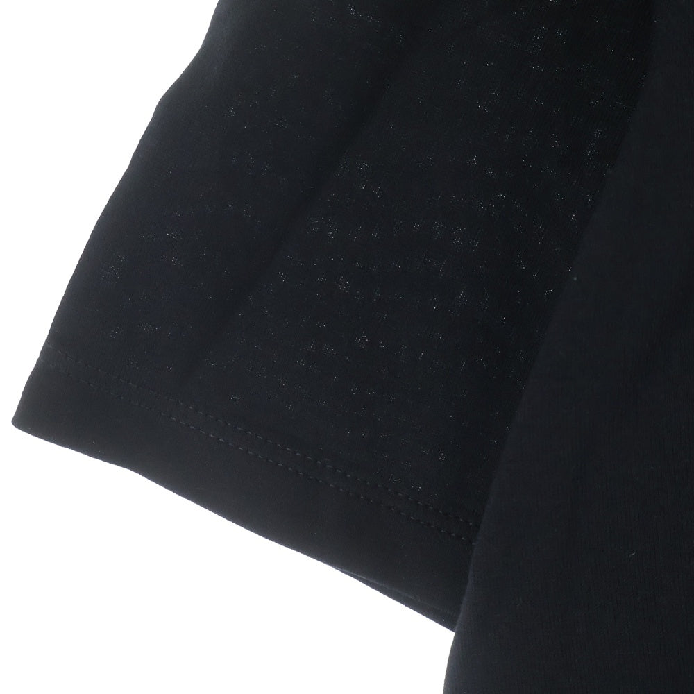 CELINE(セリーヌ) BOY DOLL ラインストーンロゴ 半袖シャツ カットソー クルーネック ブラック 2X59C671Q