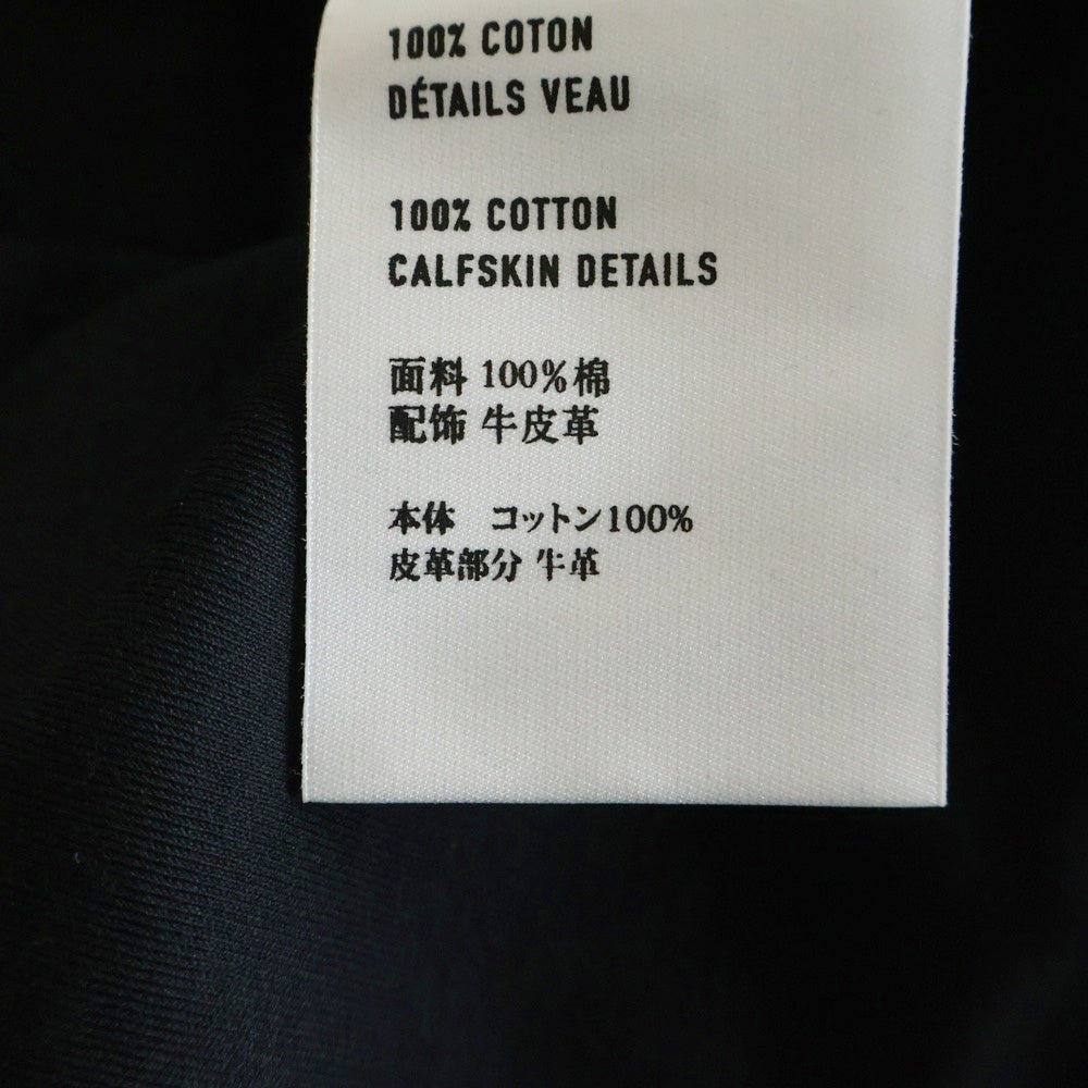 Berluti(ベルルッティ) Bロゴ レザー胸ポケット 半袖Tシャツ