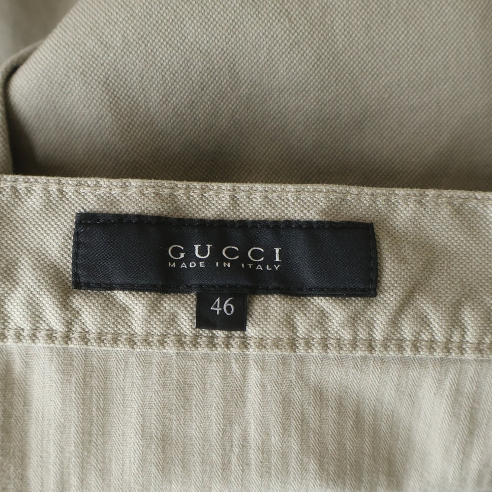 GUCCI(グッチ) チノパンツ ボトムス ストレート ベージュ 256199 XZ454