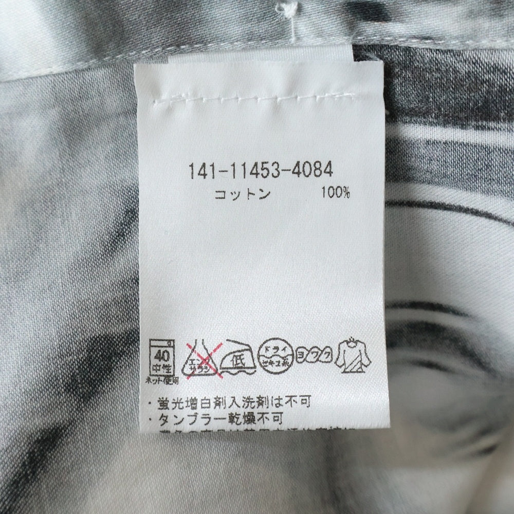 ETRO(エトロ) ペイズリー柄 長袖シャツ レギュラーカラー ホワイト/ブラック 141-11453-4084