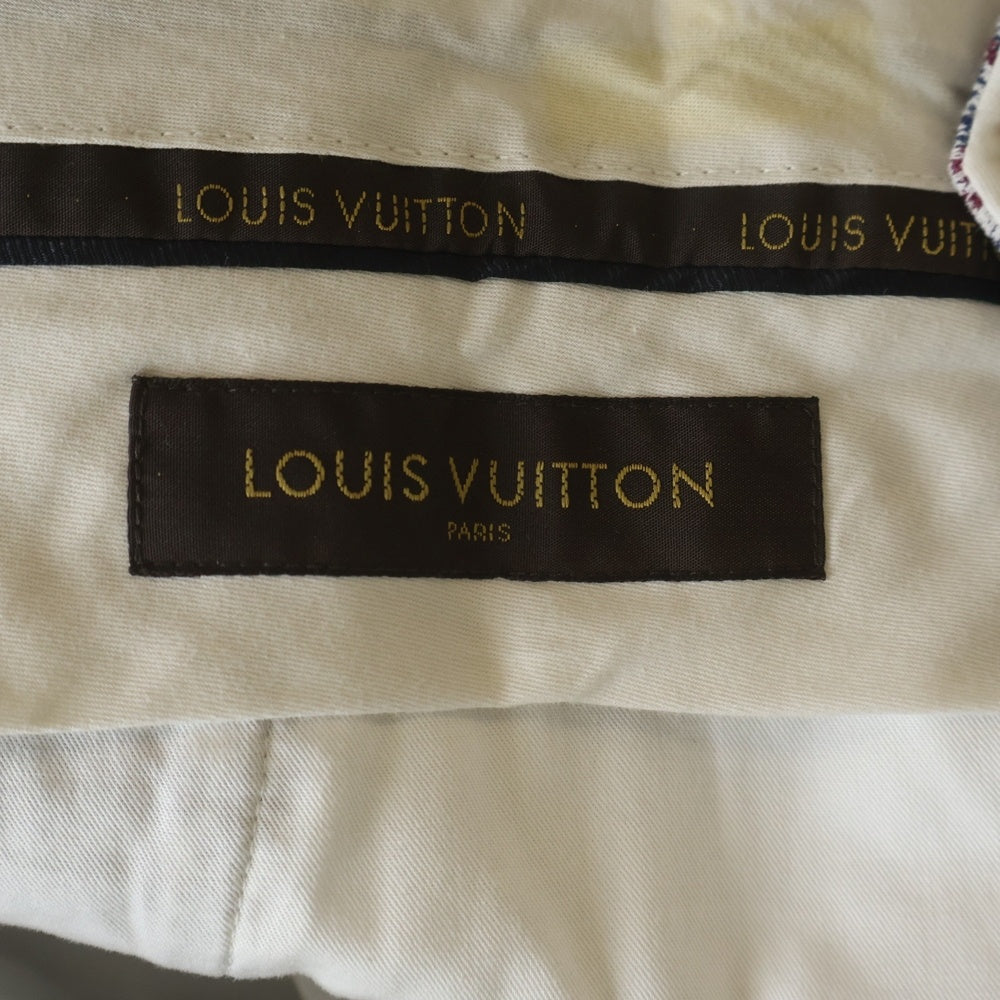LOUIS VUITTON(ルイヴィトン) コットン グレンチェック ハーフパンツ ブルー/レッド RM141 H5PA84BX2
