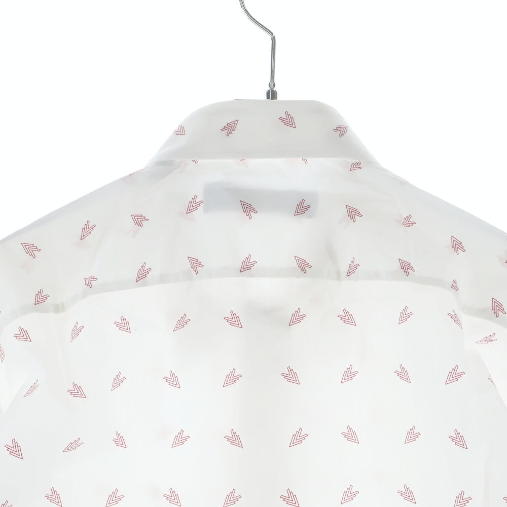 LOUIS VUITTON(ルイヴィトン) 総柄 コットン 長袖シャツ ドレスシャツ ホワイト RM161 BQ9 H9S01W