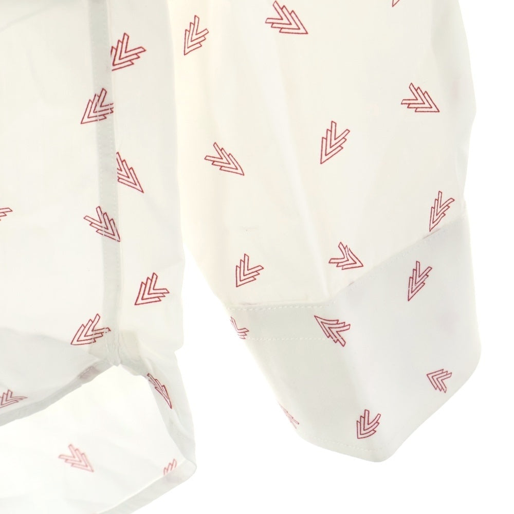 LOUIS VUITTON(ルイヴィトン) 総柄 コットン 長袖シャツ ドレスシャツ ホワイト RM161 BQ9 H9S01W