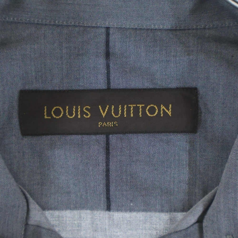 LOUIS VUITTON(ルイヴィトン) シェプロンストライプ 長袖シャツ カットソー グレー RM162M AZ7 HAS03W